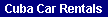 Cuba car rental